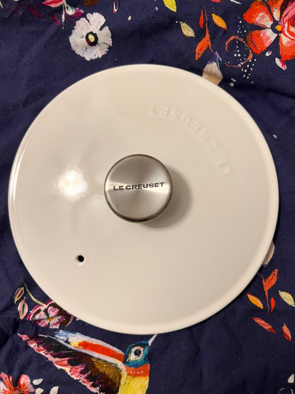 Le Creuset Lid Only #21 White Brand New